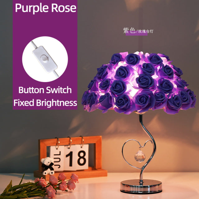 Norvo | Rose Blossom Nattbord Lampe