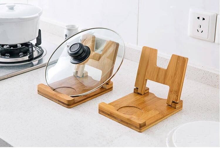 Norvo | Skjærebrett Sammenleggbar holder for tregryte lokk