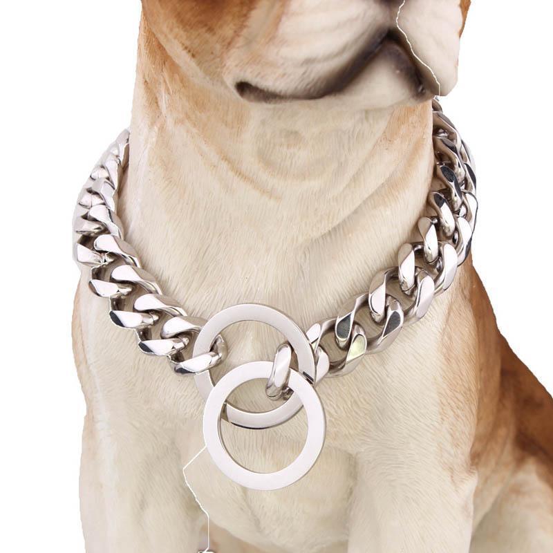 Norvo | Store Hip Hop Kjeder Hundehalsbånd 15mm