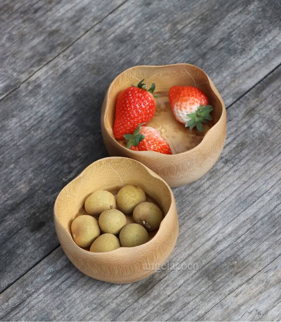 Norvo | Håndlagde naturlige bambusskåler