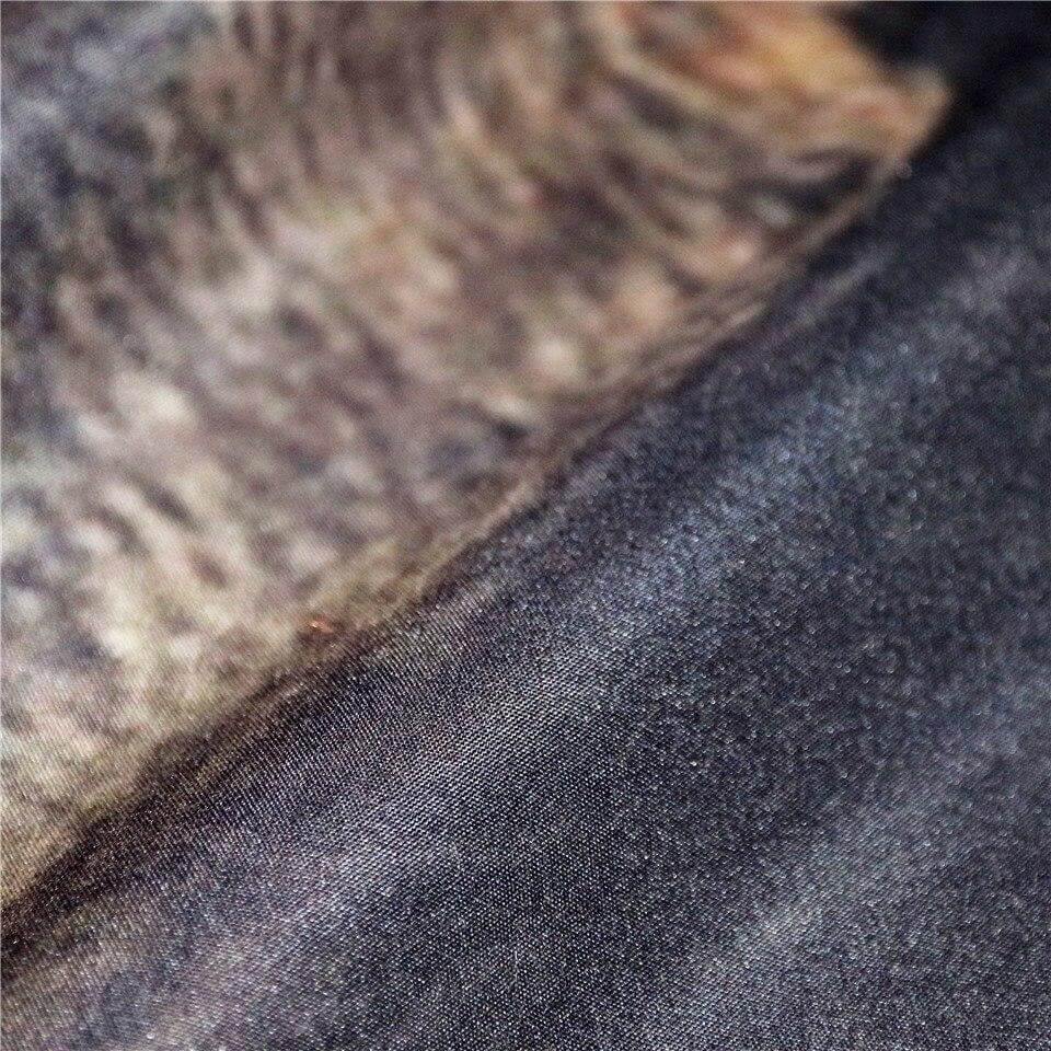 Norvo | 3PCS 3D Vill dyreliv Native American drømmefanger Komfortabelt sengetøy sett