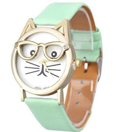 Norvo | Luksusmerke Kvinner Klokke Søte Briller Katt Klokker