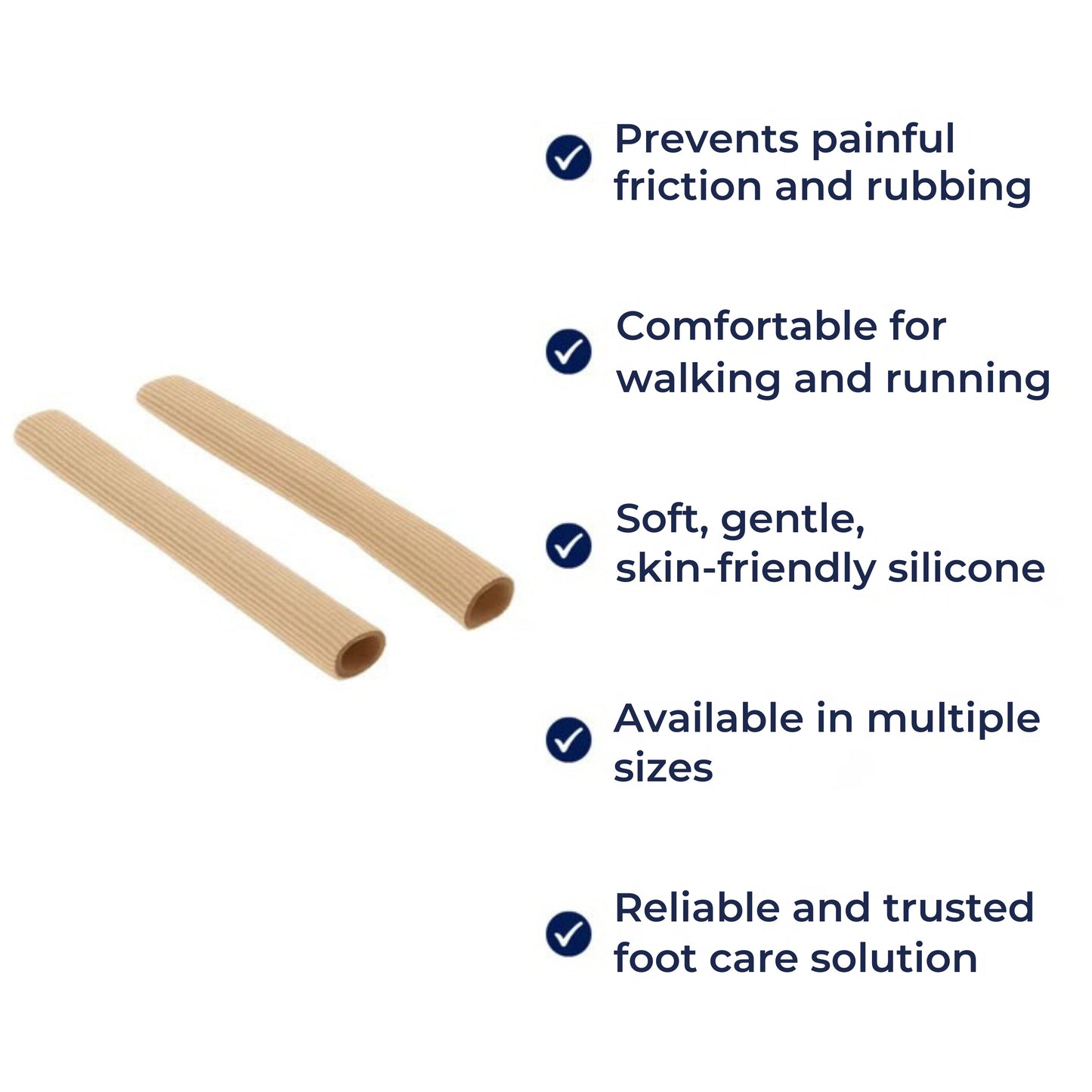 Corn & Blister Relief – Myk Gelpute – Reduserer Friksjon & Smerte – Behagelig hele dagen ved Gange & Løping Norvo