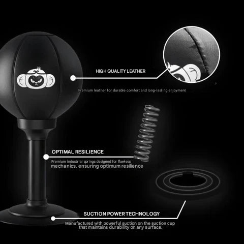 Norvo | Punching Ball med Kraftig Sugebase - PowerStrike