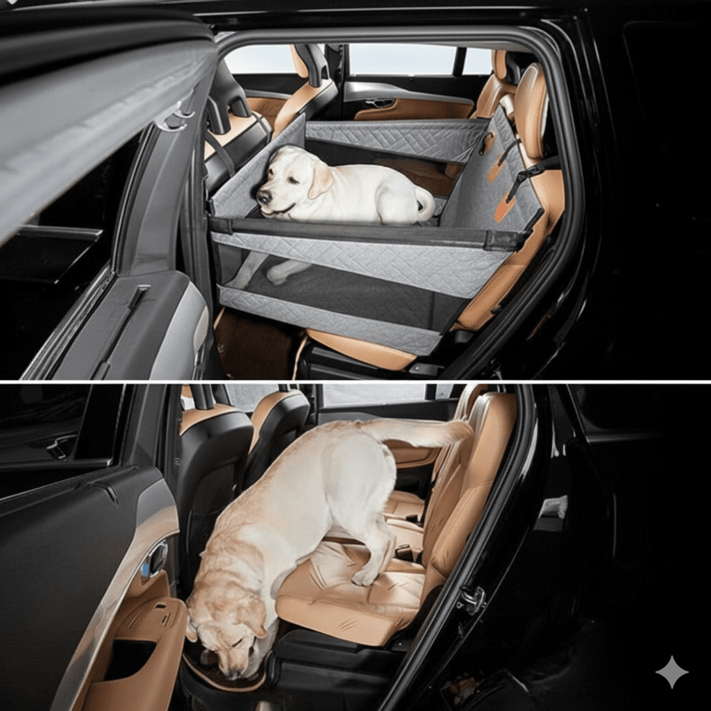 Norvo | PUPPPROTECTOR Plus – Vanntett minneskum bilsete matte for hunder
