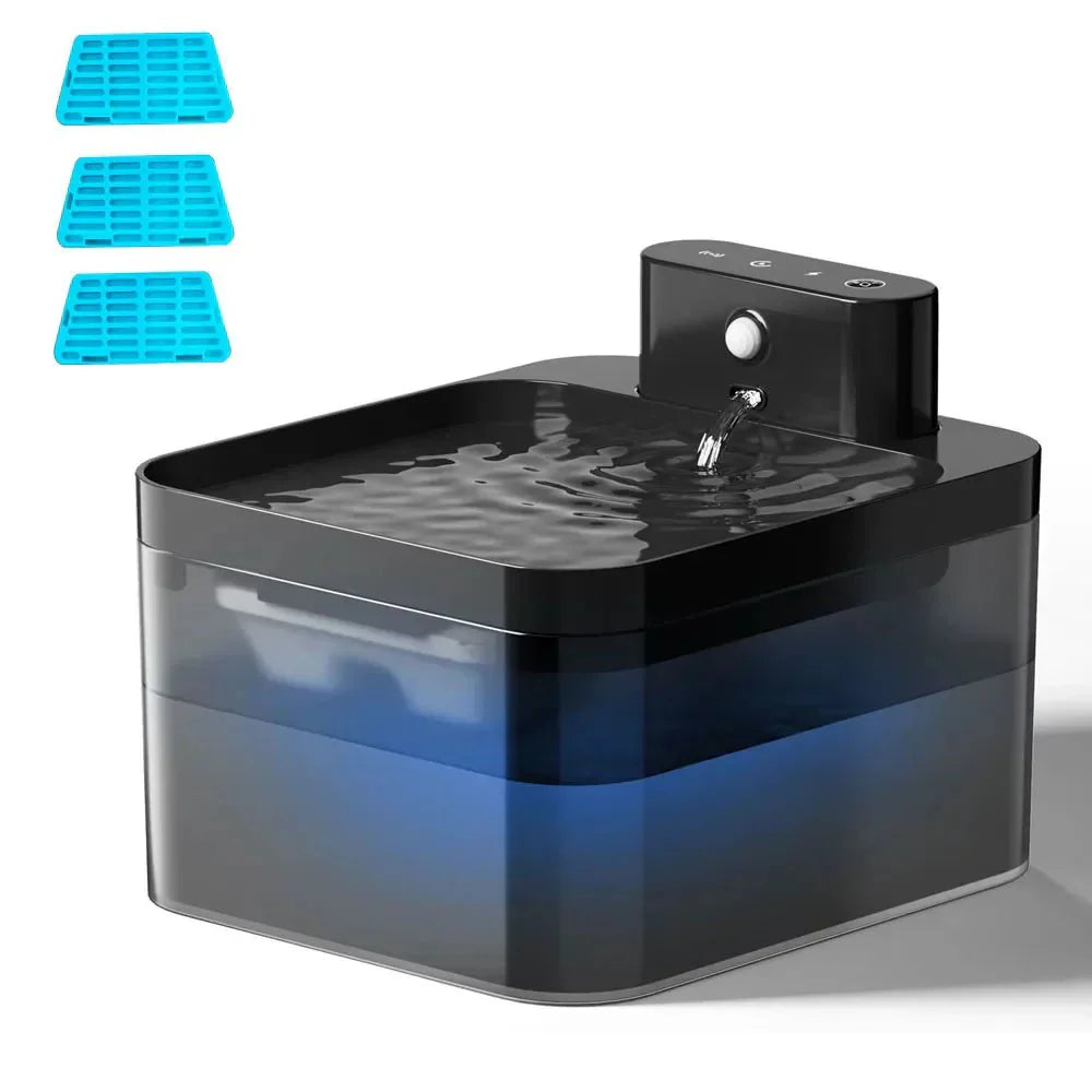 Norvo | PUREFLOW Fontene – Smart katt vannfontene med bevegelsessensor og filtrering