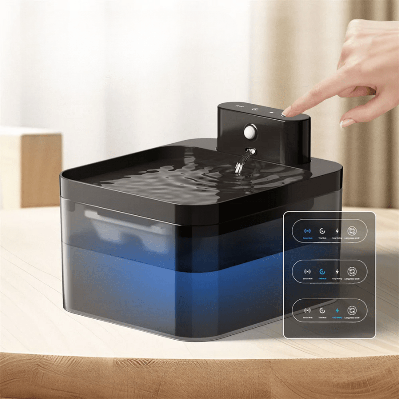 Norvo | PUREFLOW Fontene – Smart katt vannfontene med bevegelsessensor og filtrering