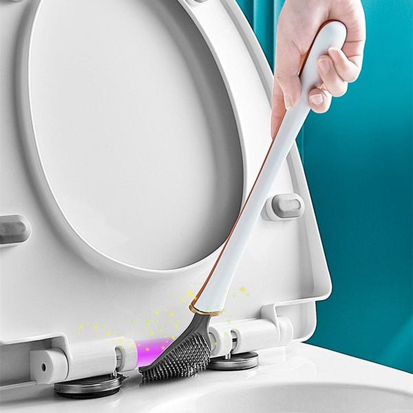 Norvo | PureScrub – Hygienisk Silikon Toalettbørste med Holder