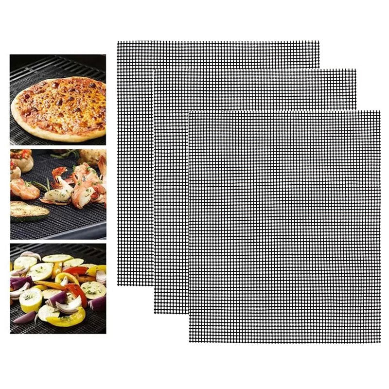 Norvo | Teflon Non-stick BBQ Grill Mesh Mat for gjenbrukbar rengjøring