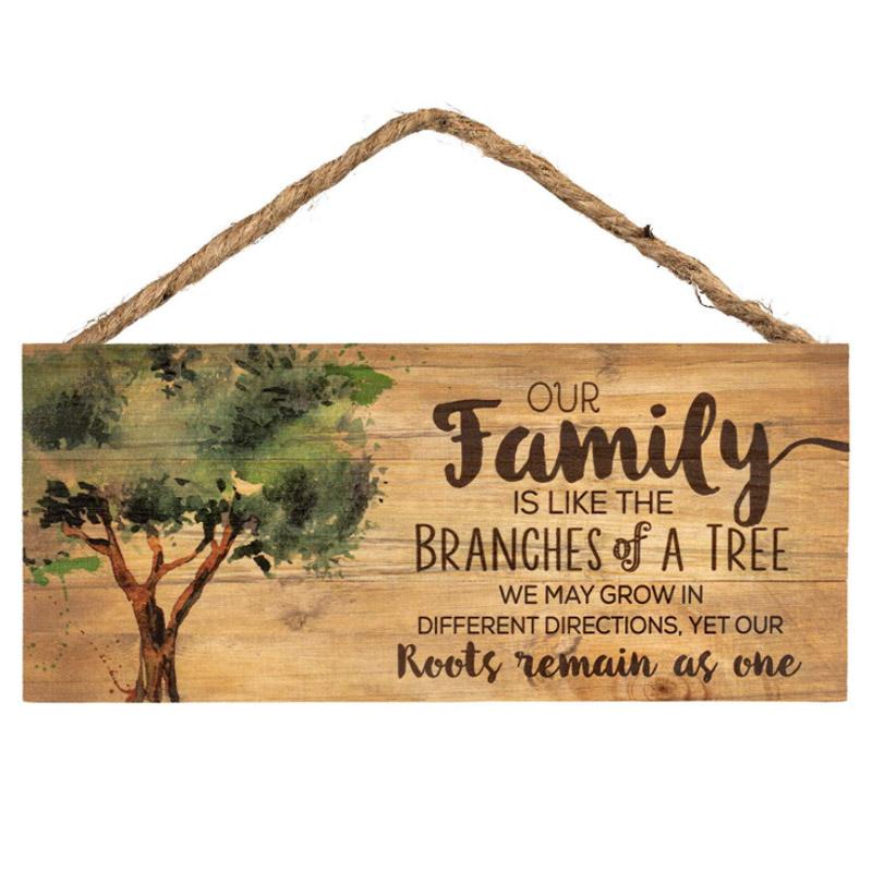 Norvo | Rektangulær dekorativ trehenger – Dør- og vindusornament