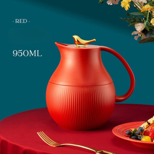 Norvo | ThermoMax | Stor Minimalistisk Isolert Rustfritt Stål Flaske – Dobbelvegget Termoflaske