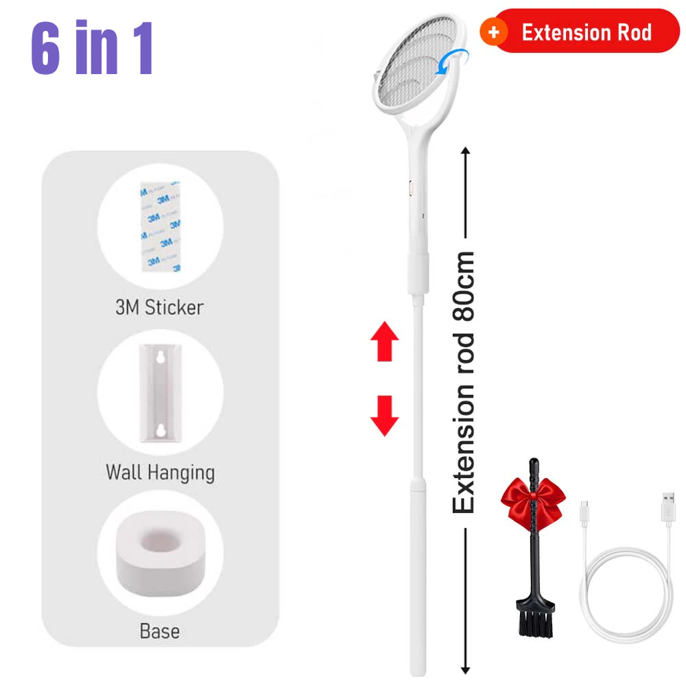 Norvo | 6i1 Roterbar Elektrisk Myggdreper