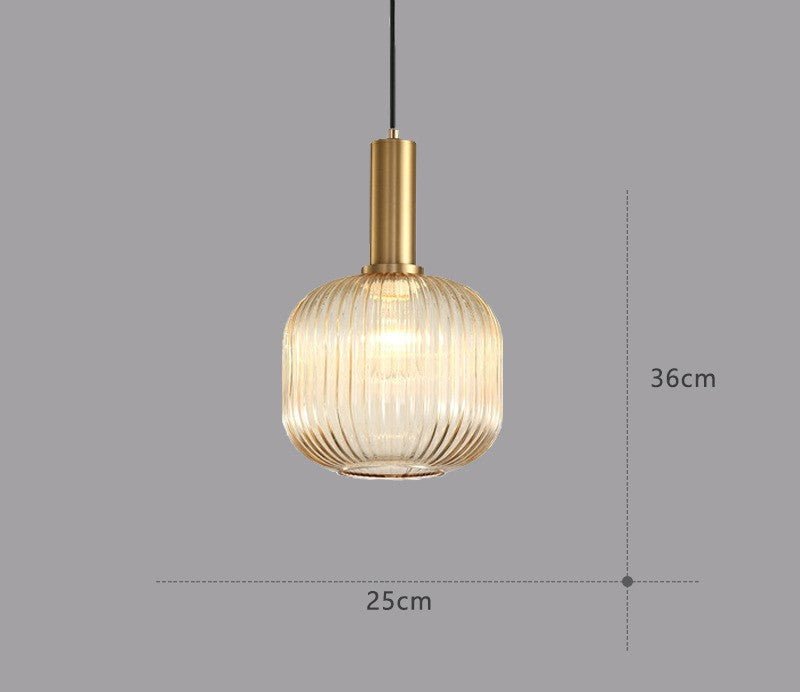 Norvo | Retro Glass Pendant Lamp - ColorVibe