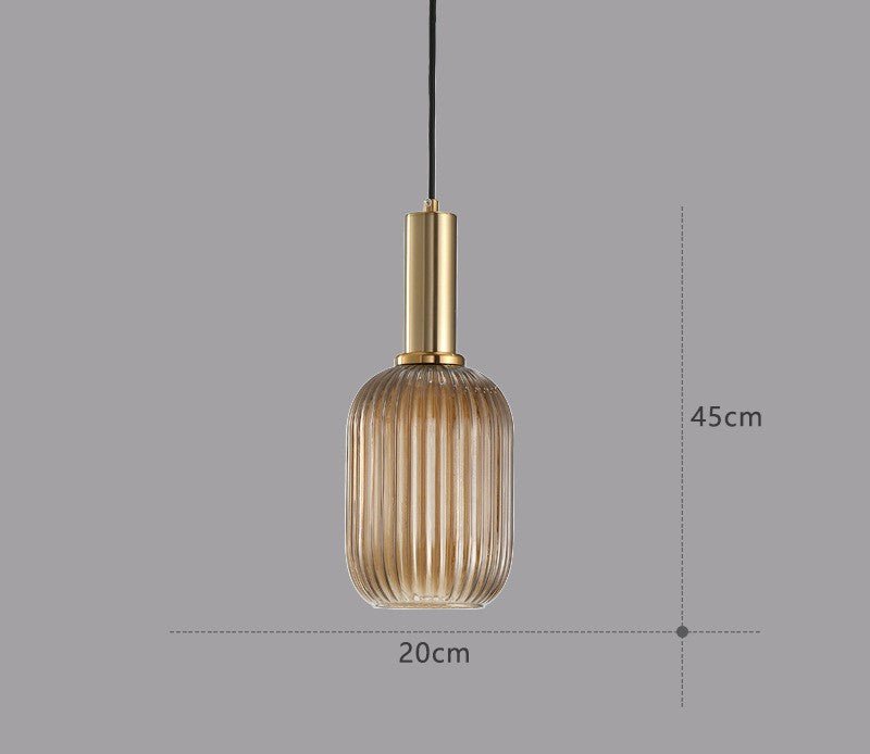 Norvo | Retro Glass Pendant Lamp - ColorVibe