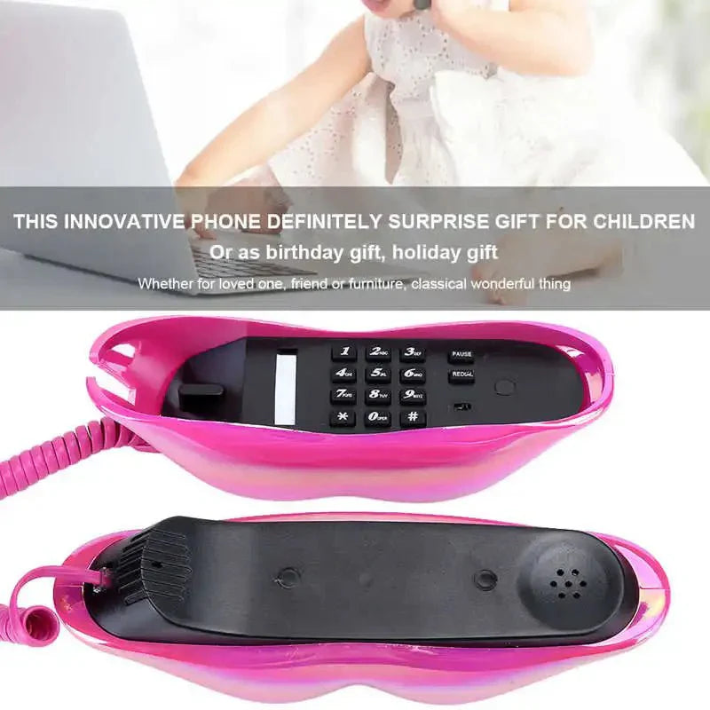 Norvo | Retro Lepetelefon: Flocked Sexy Telefon, unik hjemmeinnredningsgave