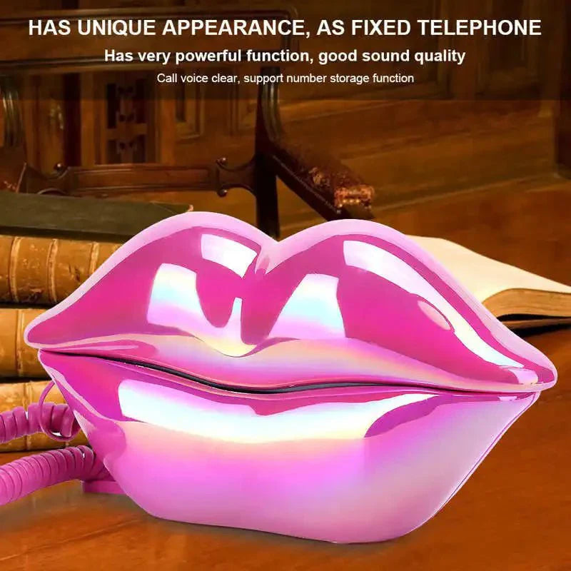 Norvo | Retro Lepetelefon: Flocked Sexy Telefon, unik hjemmeinnredningsgave