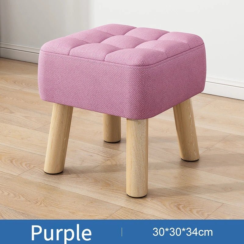 Norvo | Polstret ottoman pult i retro stil i pastellfarger