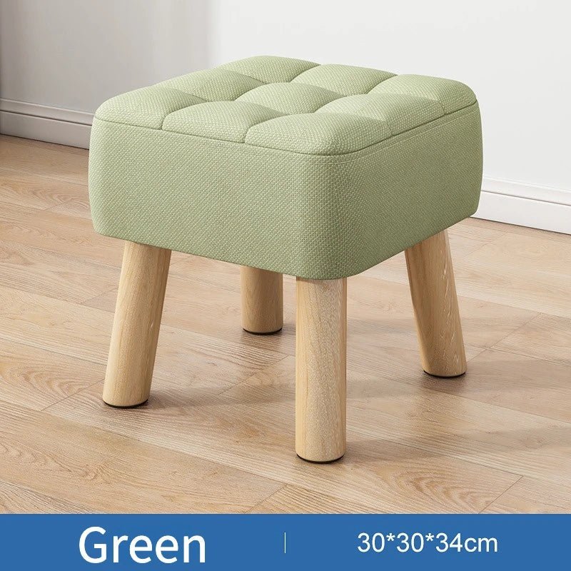 Norvo | Polstret ottoman pult i retro stil i pastellfarger