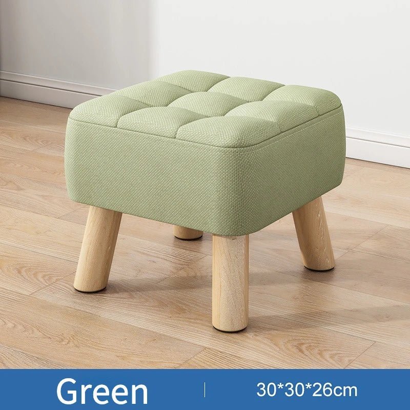 Norvo | Polstret ottoman pult i retro stil i pastellfarger