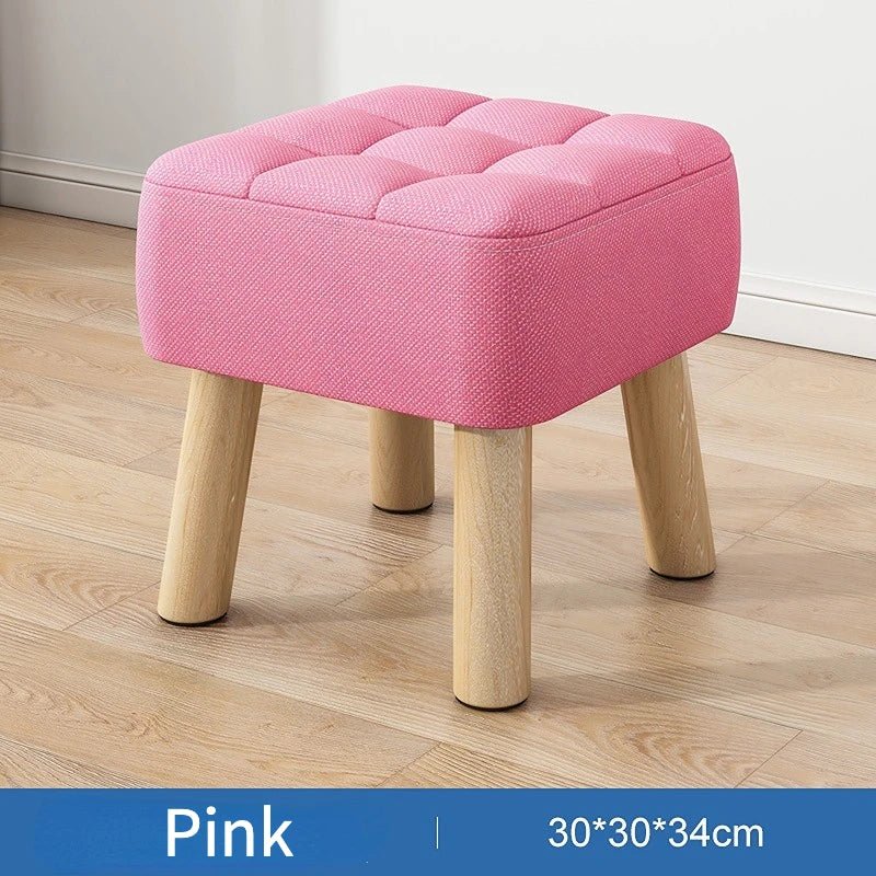 Norvo | Polstret ottoman pult i retro stil i pastellfarger