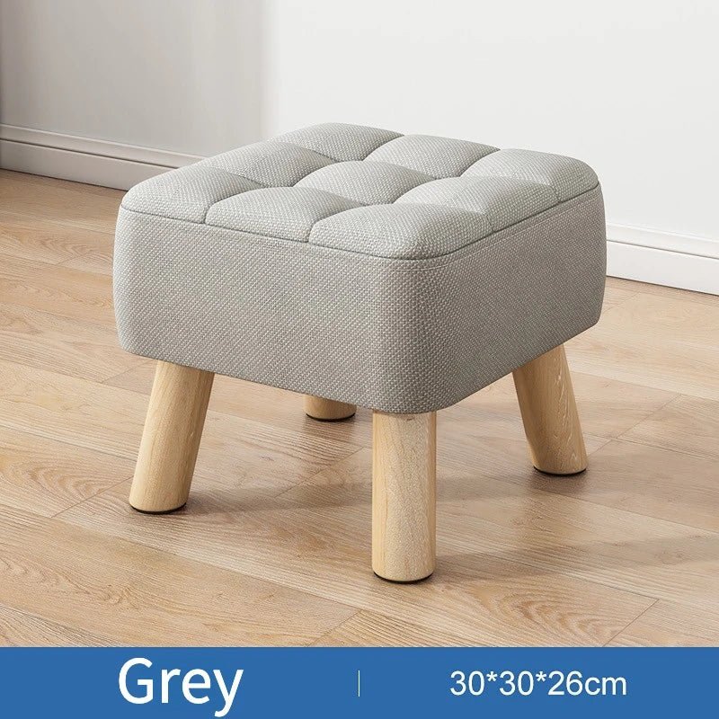 Norvo | Polstret ottoman pult i retro stil i pastellfarger