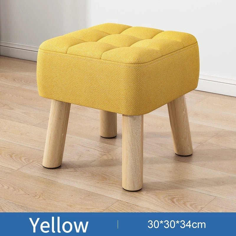 Norvo | Polstret ottoman pult i retro stil i pastellfarger