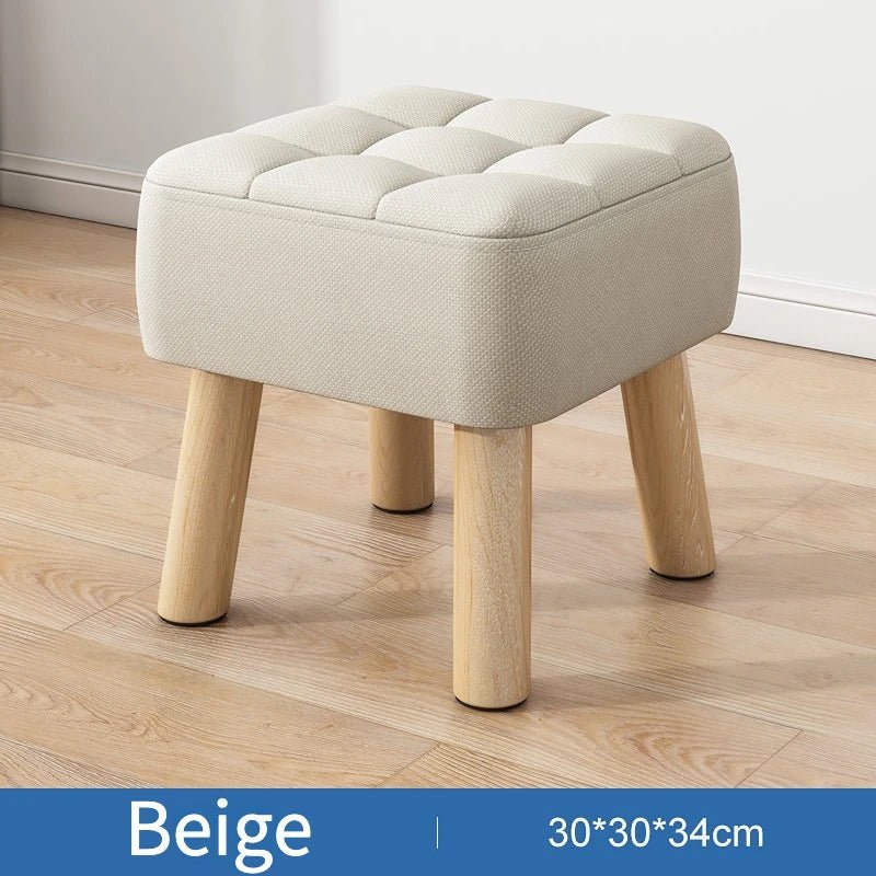 Norvo | Polstret ottoman pult i retro stil i pastellfarger