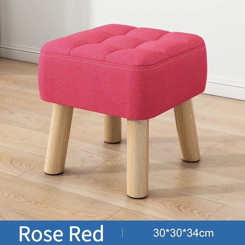 Norvo | Polstret ottoman pult i retro stil i pastellfarger