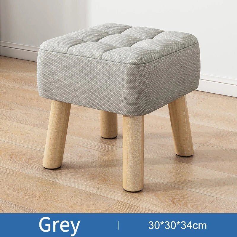 Norvo | Polstret ottoman pult i retro stil i pastellfarger