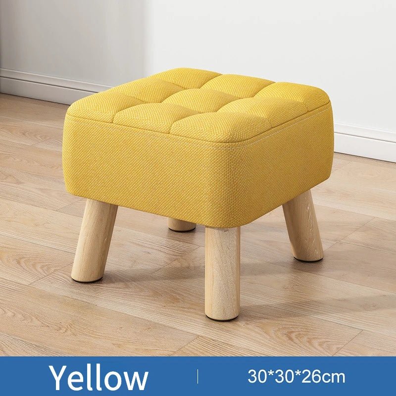 Norvo | Polstret ottoman pult i retro stil i pastellfarger