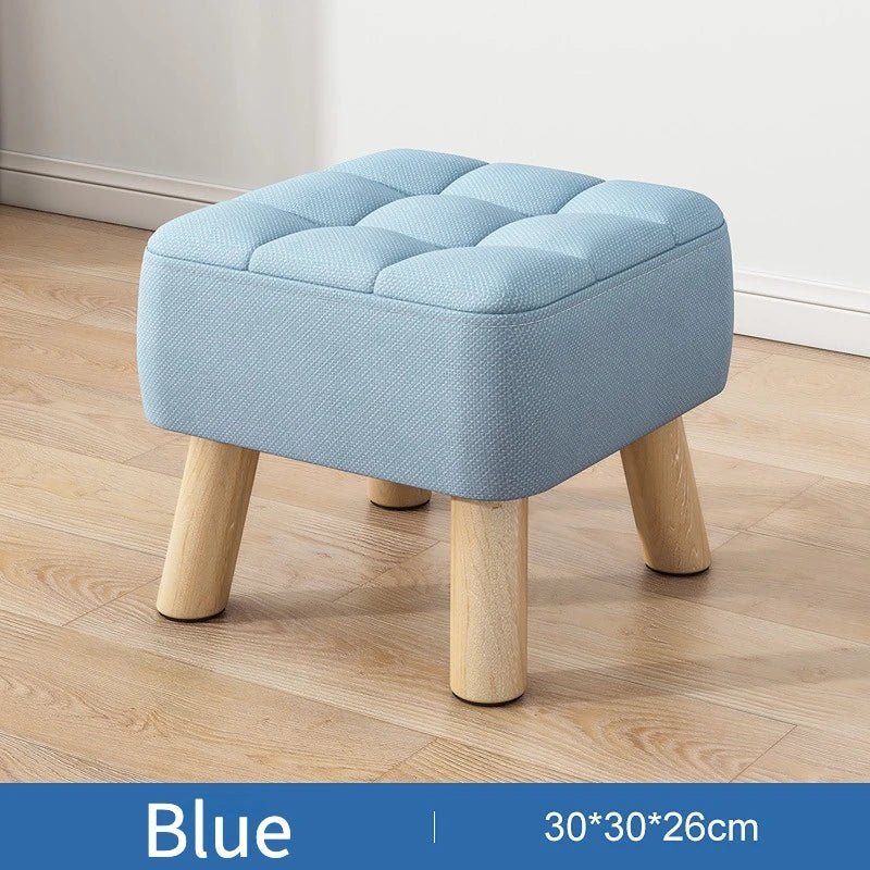 Norvo | Polstret ottoman pult i retro stil i pastellfarger