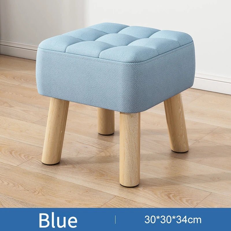 Norvo | Polstret ottoman pult i retro stil i pastellfarger