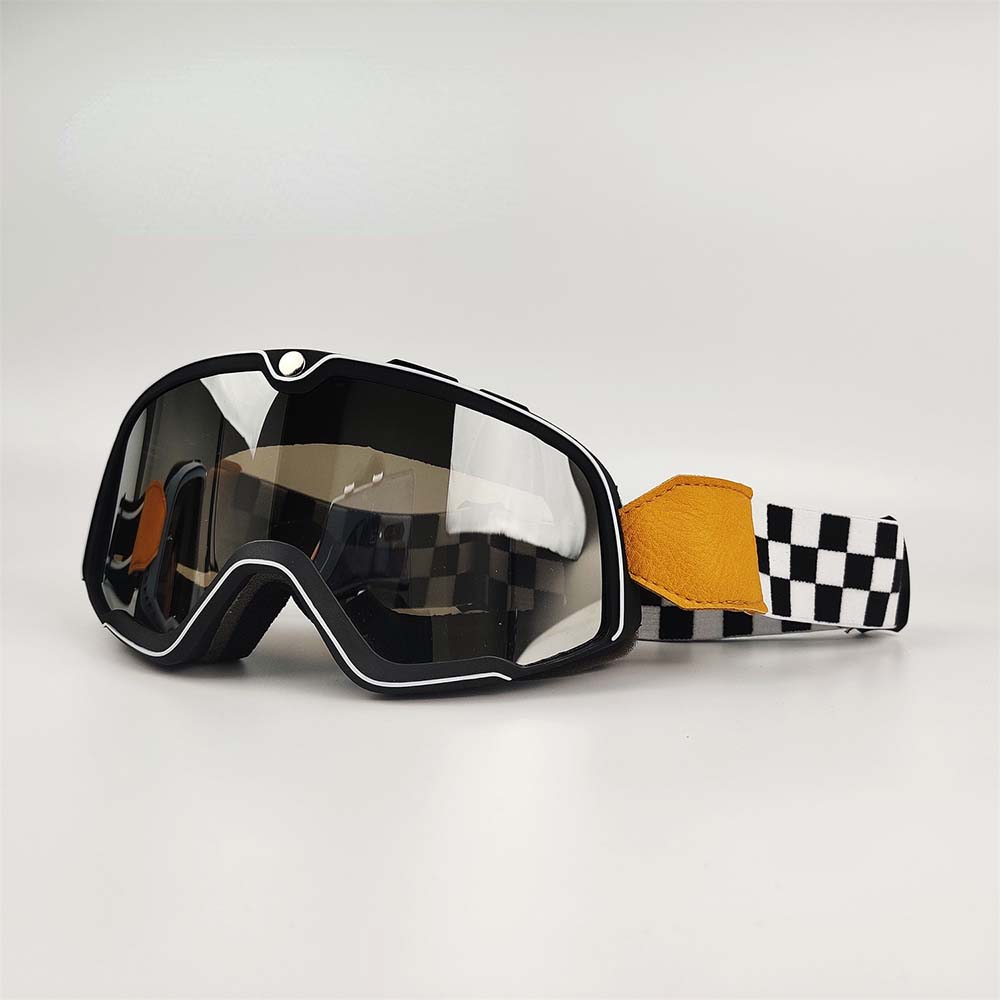 Norvo | RETRO RIDE GOGGLES – Vintage motorsykkelbriller med 100% UV-beskyttelse