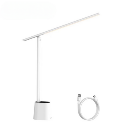 Norvo | Dimmbar LED Skrivebordlampe med Øyebeskyttelse, Justerbar Lysstyrke og Sammenleggbar Design