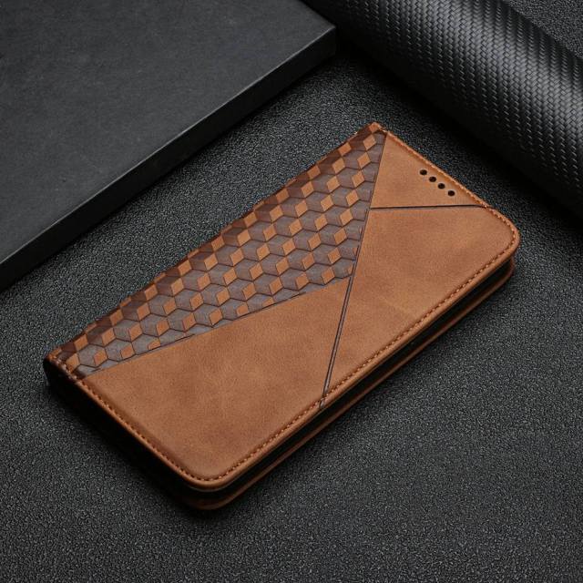 Norvo | Rombe mønster lommebokdeksel for Samsung Galaxy S21/S20