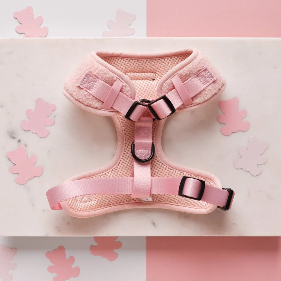 Norvo | Rosa teddy hundesele med god passform