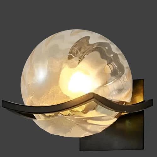 Norvo | Moderne LED Vegglampe med Glasspanel