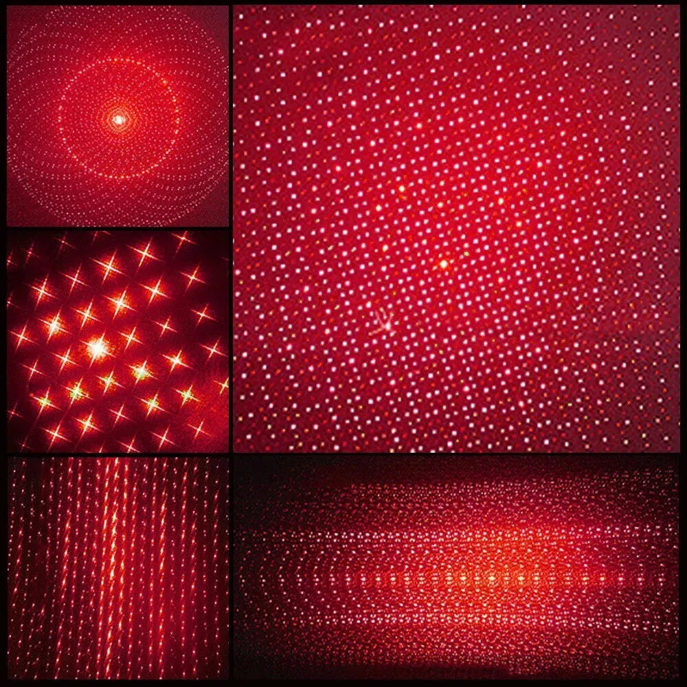 Norvo | Laser Pointer Oppladbar Rød Multitool Lommelykt Sett