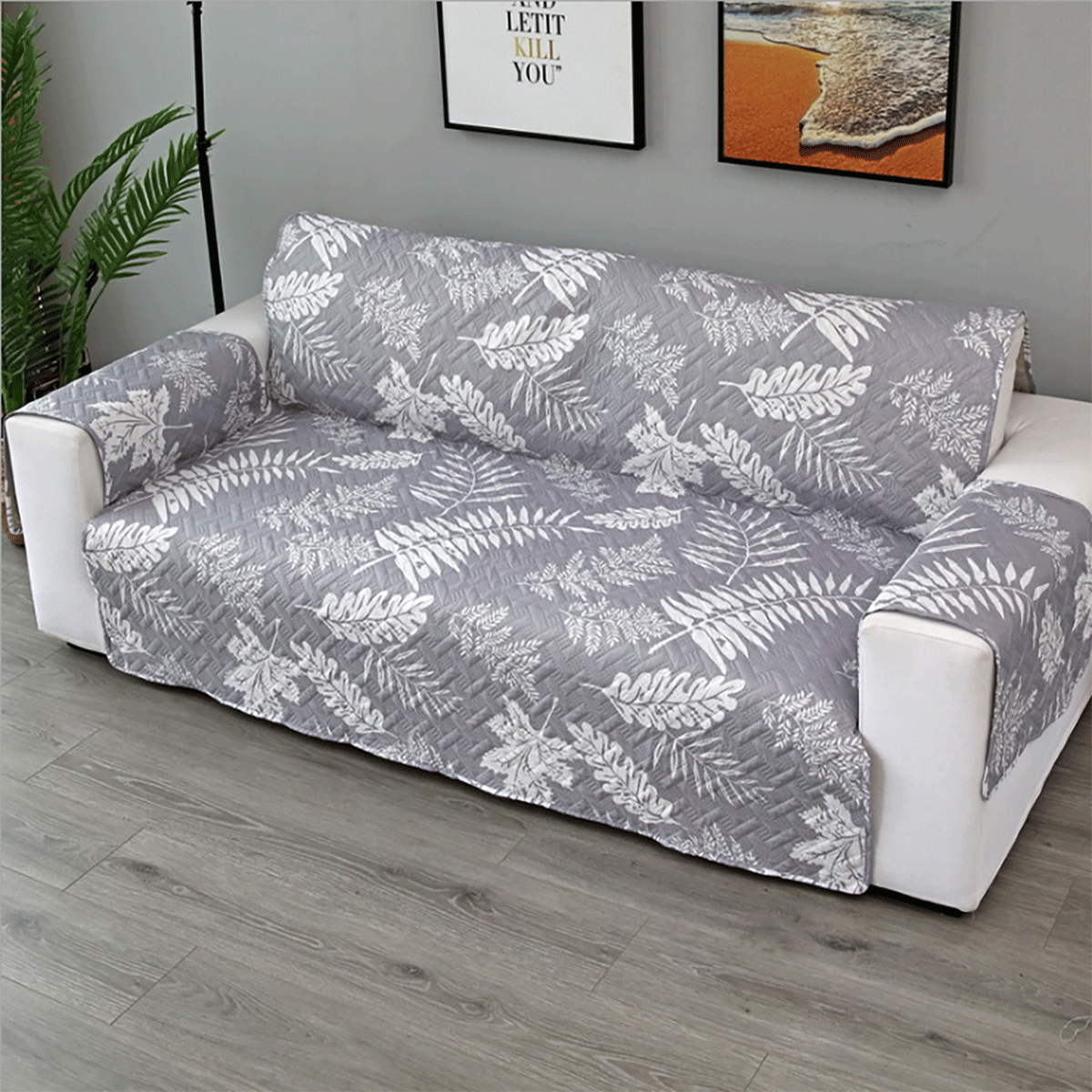1/2/3 Seters Kjæledyr Sofa Beskyttelsesdeksel Quilted Sofa Deksel Lounge Slipcover Norvo