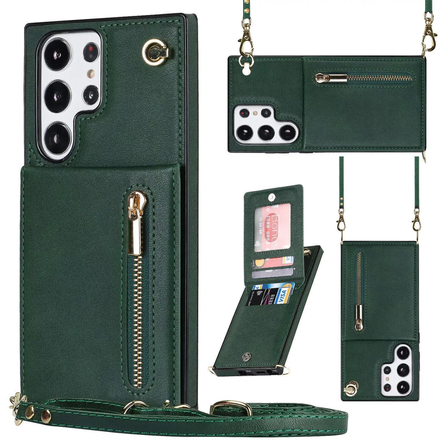 Norvo | 3i1 Telefonveske med kort- og myntlomme crossbody veske