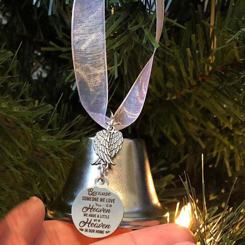 Norvo | 🎄Juletrær Minneornamenter Englevinger Klokker Hengende Dekorasjon