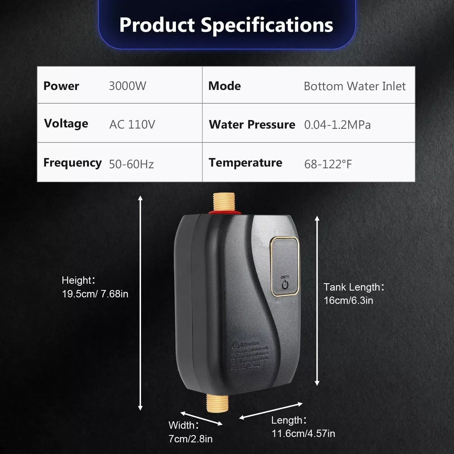 Norvo | Umiddelbar tankless varmtvannsbereder – Kompakt, energieffektiv varmtvann på forespørsel