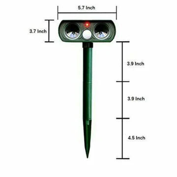 Norvo | Infrarød solenergidrevet dyrepestrepellent (1 repellent)