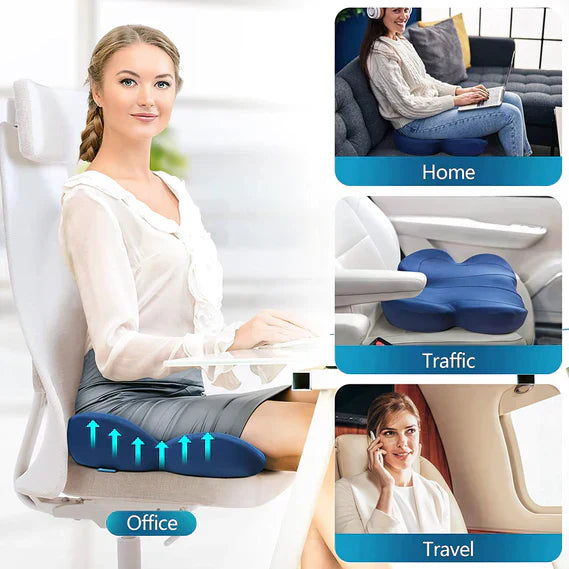 Norvo | OrthoSeat Minne Skum Setepute – Halebein, Isjias & Lumbal Smerte Lindringspute