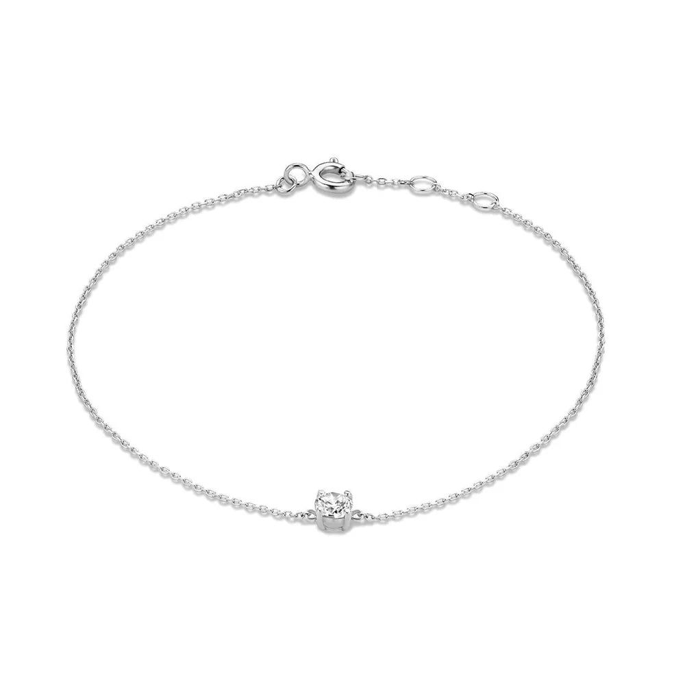 Norvo | S925 Delikat Enkel Diamant Armbånd