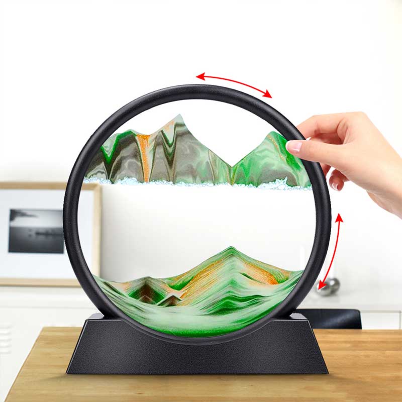 Norvo | 3D timeglass - Dekorativ timeglass for hjemmedekor, kontorbord og gaveideer