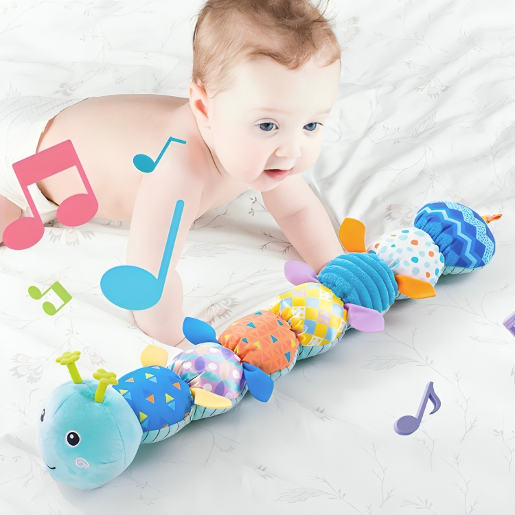 Norvo | Baby Sensory Plush Musical Caterpillar Toy