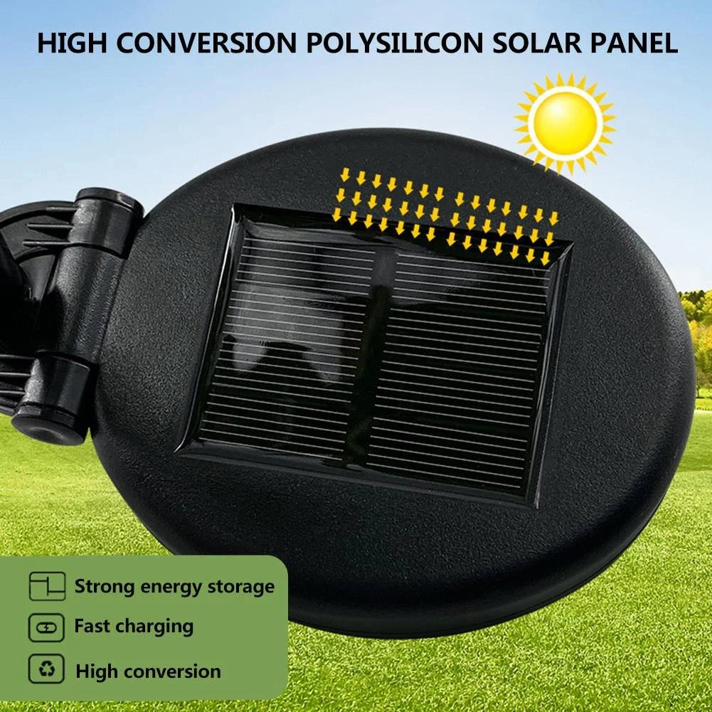 Norvo | Solfylte rose lys – hagepinner med solcellepanel for dekorativ belysning