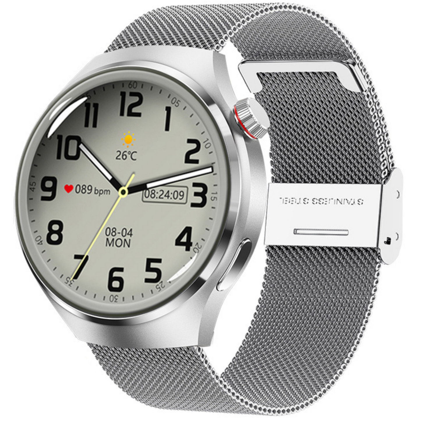 Norvo | Smartklokke: Ideell for Sport, Forretning & Livsstil Ekg, Amoled Hd, Bluetooth, Hjertefrekvens Begrenset Utgave