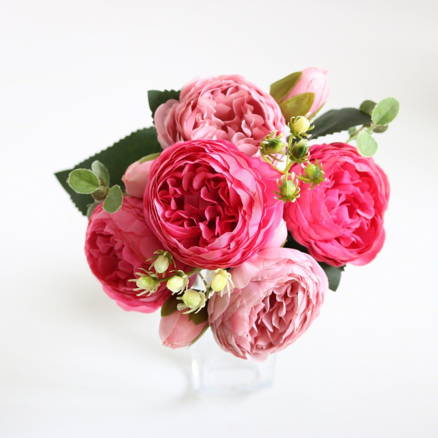 Norvo | Elegant Peony Dreams - Premium Kunstig Blomsterbukett